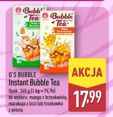 Instant Bubble Tea promocja w Aldi