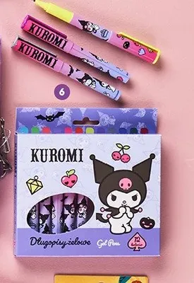 Zestaw 12 długopisów żelowych promocja w Biedronka