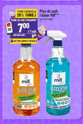 Płyn do szyb i luster Mill Clean pomarańczowy promocja w POLOmarket