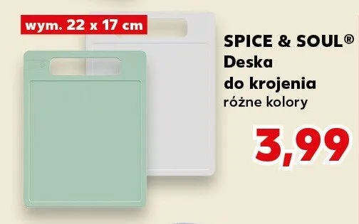 Deska do krojenia różne kolory promocja w Kaufland