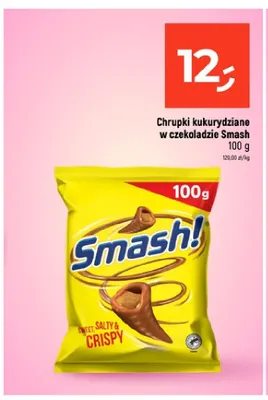 Chrupki kukurydziane w czekoladzie Smash! promocja w Dealz