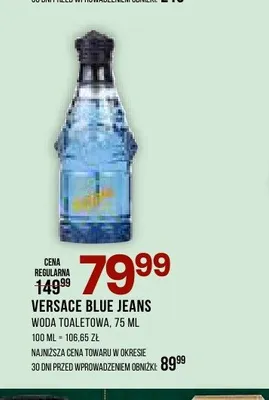 Woda toaletowa Versace Blue Jeans promocja w Drogerie Natura