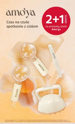 Kosmetyki Amo'ya 2 + 1 gratis promocja w Rossmann