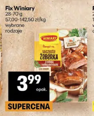 Fix Winiary promocja w Delikatesy Centrum