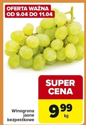 Winogrona bezpestkowe mix promocja w Carrefour Express