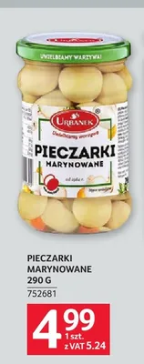 Pieczarki marynowane Urbanek promocja w Selgros