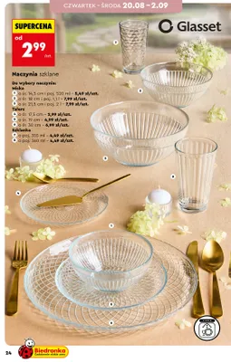 Szklanka Glasset 355 ml promocja w Biedronka