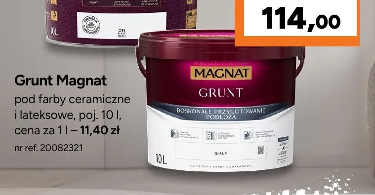 Grunt pod farby Magnat promocja w Bricoman
