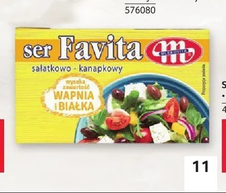 Ser Favita Mlekovita promocja w Selgros