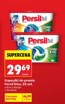 Kapsułki do prania Persil Disc promocja w Biedronka