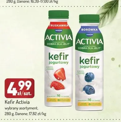 Kefir Activia borówkowy promocja w Avita