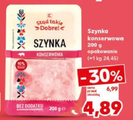 Szynka konserwowa Stąd Takie Dobre! promocja w Kaufland