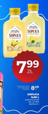 Soplica Cytryna-Mięta promocja w Duży Ben