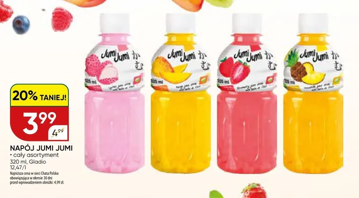 Napój Jumi Jumi liczi promocja w Chata Polska