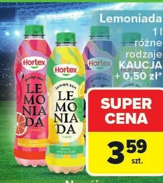 Lemoniada Hortex promocja w Carrefour Market