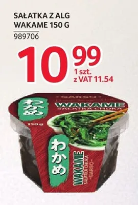 Sałatka z alg wakame Garso promocja w Selgros