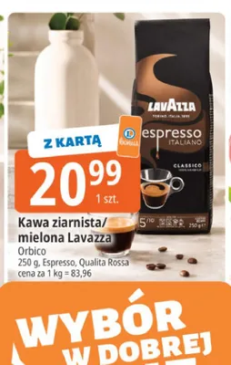 Kawa mielona Lavazza Qualita Rossa promocja w Leclerc