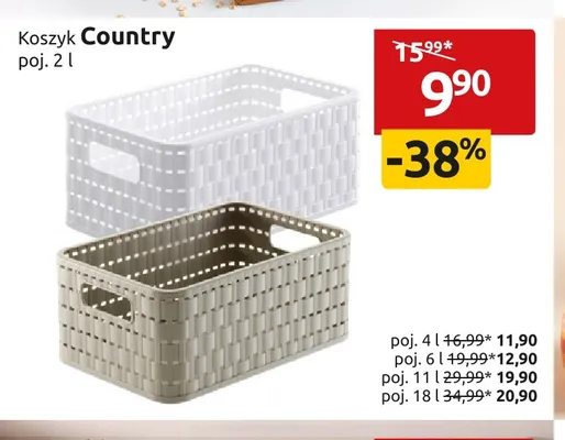 Koszyk Country 2 l promocja w Black Red White