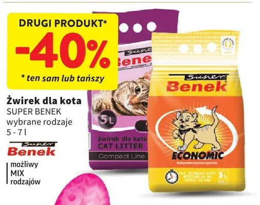 Żwirek dla kota promocja w Intermarche