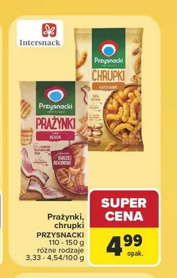 Prażynki chrupki Przysnacki promocja w Carrefour