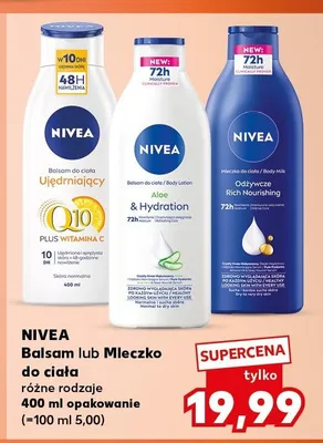 Balsam do ciała Nivea Ujędrniający Q10 promocja w Kaufland