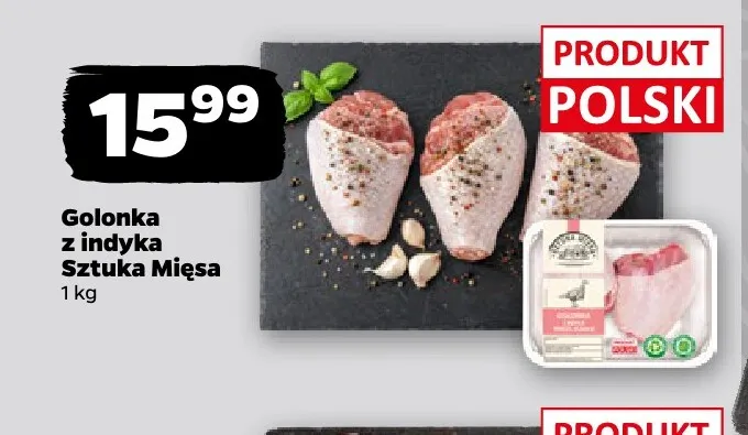 Golonka z indyka Sztuka Mięsa promocja w Netto