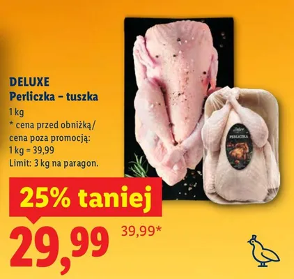 Perliczka – tuszka promocja w Lidl