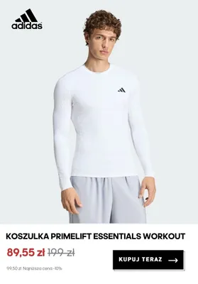 Koszulka sportowa Adidas Primelift Essentials Workout promocja w Adidas