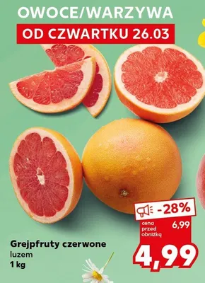 Grejpfruty czerwone luzem promocja w Kaufland