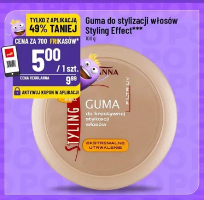 Guma do stylizacji włosów Styling Effect promocja w POLOmarket