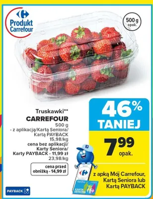 Truskawki Carrefour promocja w Carrefour Market