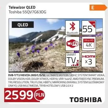 Telewizor QLED Toshiba 55QV7G63DG promocja w kakto.pl