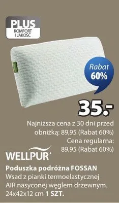 Poduszka podróżna FOSSAN promocja w Jysk