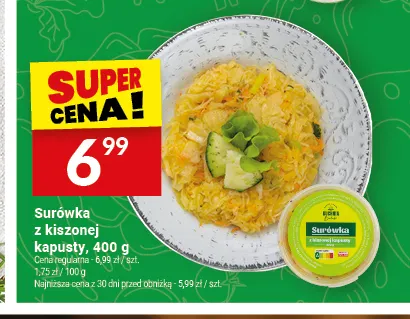 Surówka z kiszonej kapusty Białecki Kuchnia promocja w Twój Market