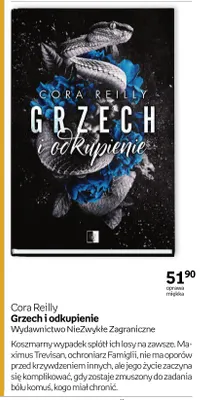 Książka Grzech i odkupienie Cora Reilly promocja w Empik