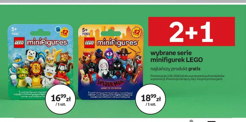Minifigurki LEGO promocja w Empik