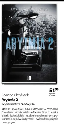 Książka Arytmia 2 promocja w Empik