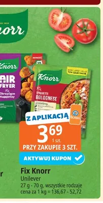 Fix Air Fryer chrupiące nuggetsy Knorr promocja w Leclerc