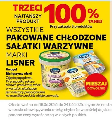 Sałatka śledziowa Lisner promocja w Kaufland