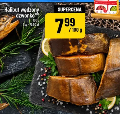 Halibut wędzony dzwonko promocja w POLOmarket