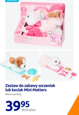 Zestaw do zabawy kociak Mini Matters promocja w Action