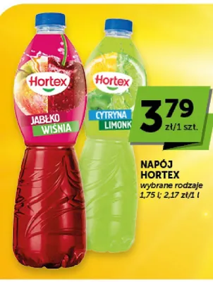 Napój Hortex jabłko wiśnia promocja w ABC