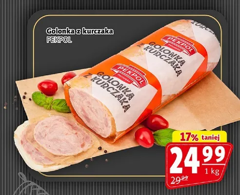 Golonka z kurczaka Pekpol promocja w Prim Market