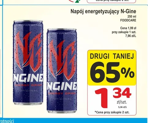 Napój energetyzujący N-Gine promocja w Marketvita