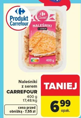 Naleśniki z serem promocja w Carrefour Market