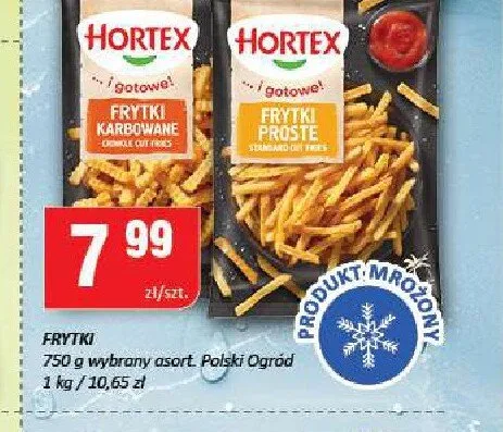 Frytki proste Hortex promocja w Chorten