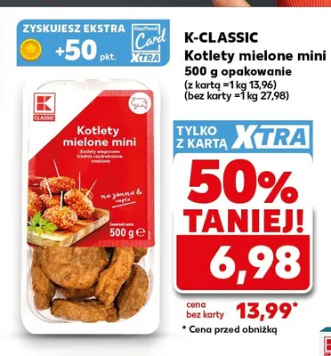 Kotlety mielone mini K-Classic promocja w Kaufland