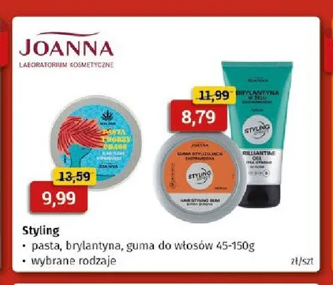 Brylantyna do włosów Joanna Styling promocja w Drogeria Kosmyk
