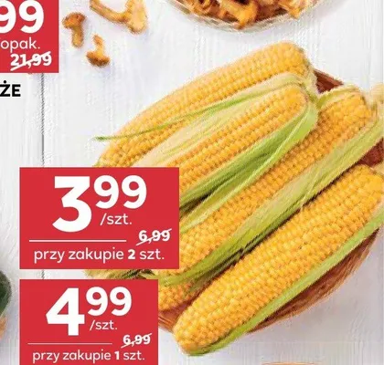 Kukurydza kolba promocja w Stokrotka