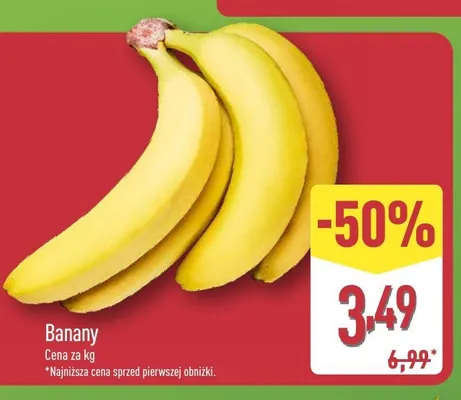 Banany promocja w Aldi